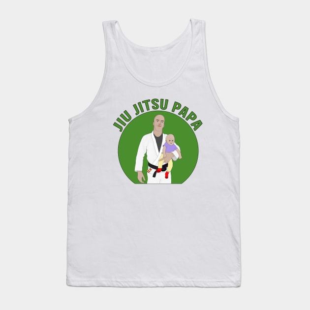 Jiu Jitsu Papa Tank Top by DiegoCarvalho